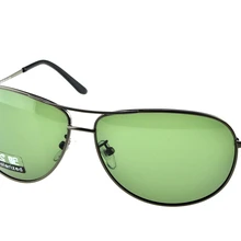 = clara Vida = Сделанные на заказ близорукие минус рецепт Классические поляризованные солнцезащитные очки для вождения двойная мостовая оправа от-1 до-6