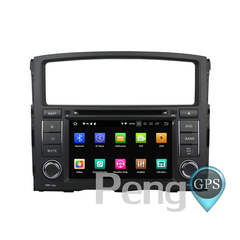 Best 4G+32G Octa Core 2 Din Stereo Android 8.0 Car Radio for Mitsubishi PAJERO V97V93 2006-2012 GPS Navigation CD DVD Player 4