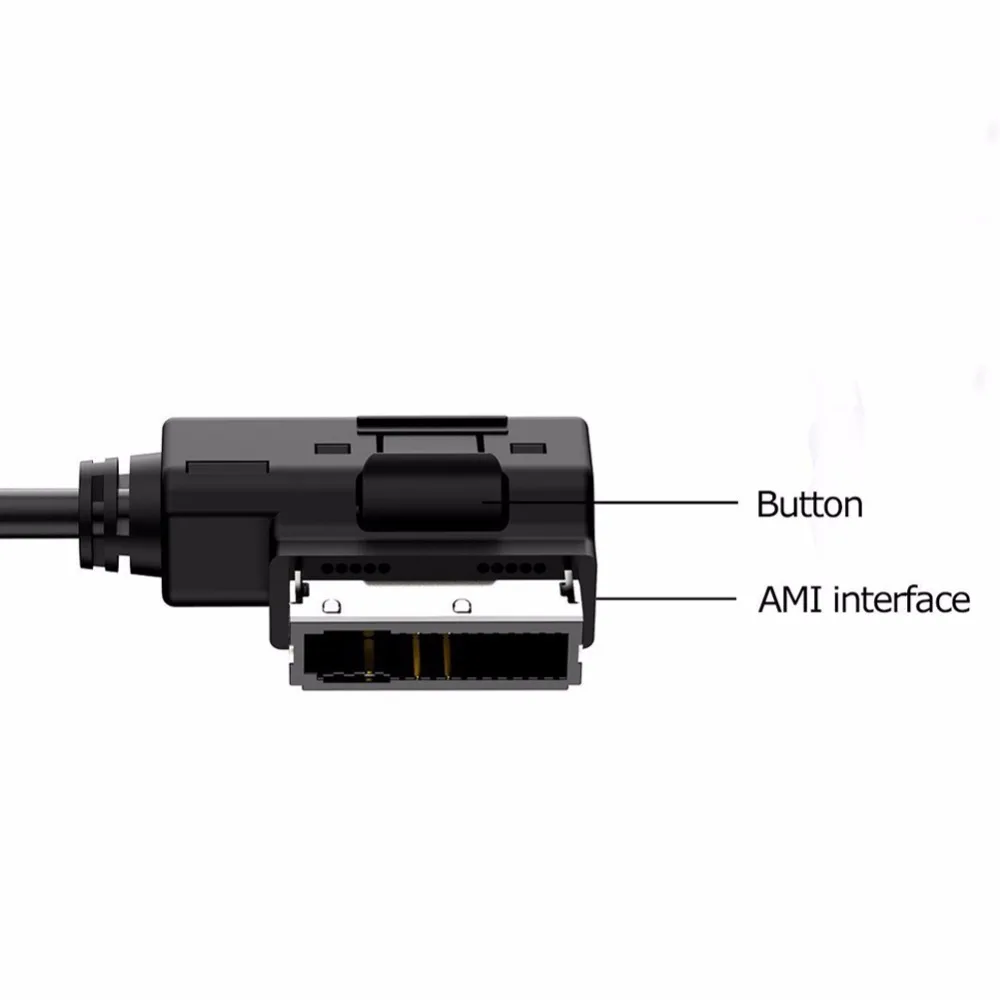 Кабель адаптер для iPhone 5 5S 6 Audi A3 A4 A5 A6 A8 Q5 Q7|ami aux cable|aux 8pinaux cable adapter |