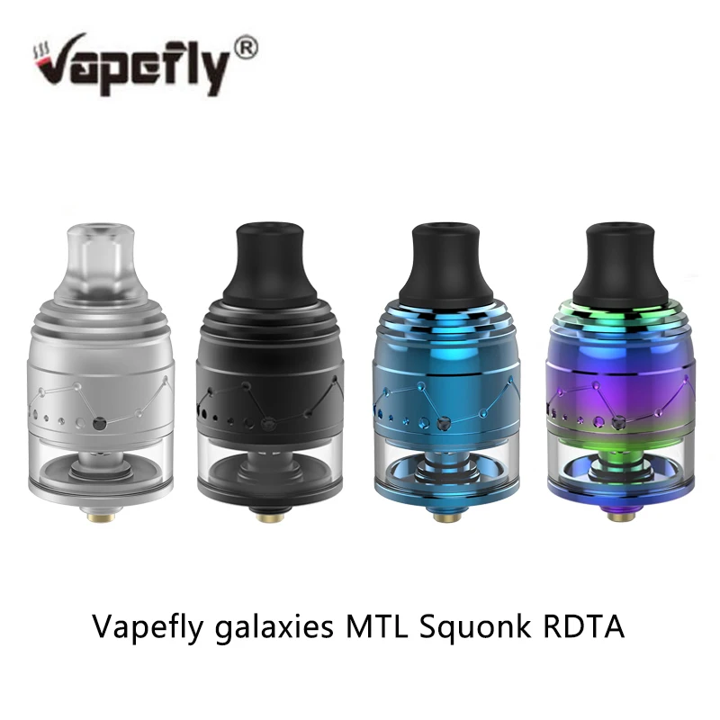 Newest Original vapefly Galaxies MTL Squonk RDTA Tank 2ml capacity Top-filling/Bottom feeding vs Berserker MTL RDA