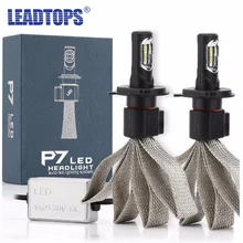 LEADTOPS Car Headlights H7 H4 H13 H1 H3 LED H8 H11 LEDs 9005 HB4 9006 9007 60W 6000k Auto Front Bulb Automobiles Headlamps ED