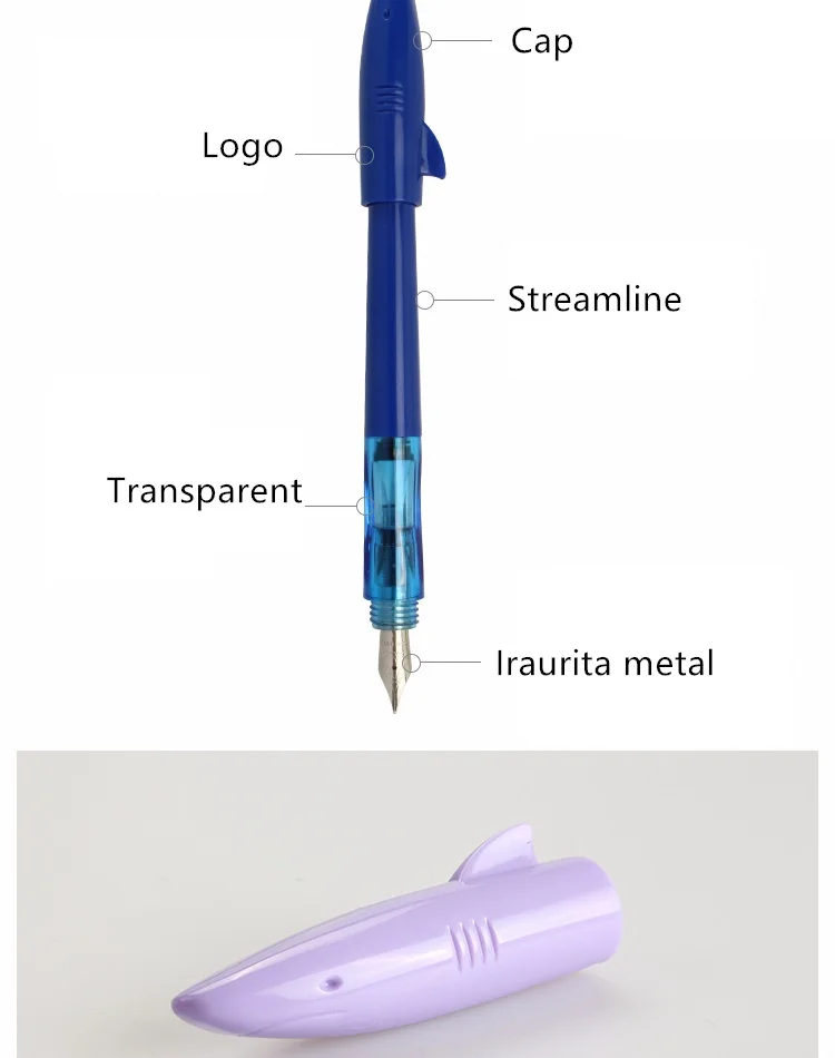 Акула авторучка 0.5 мм Iraurita металлический наконечник для написания каллиграфии канцелярия Школьные принадлежности caneta tinteiro A6739