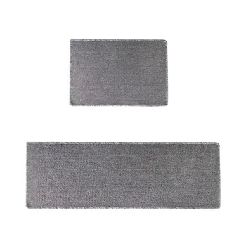 

2 Pcs Kitchen Area Rug Anti-slip Dustproof Carpet In-door Bedroom Door Mat Set For Living Room Hotel Yoga Play For Everyone