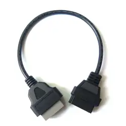 Eaglerich 14Pin к 16PIN OBD1 OBD2 кабель для Nissan OBD II диагностический Интерфейс ELM327 сканер Расширение адаптер кор