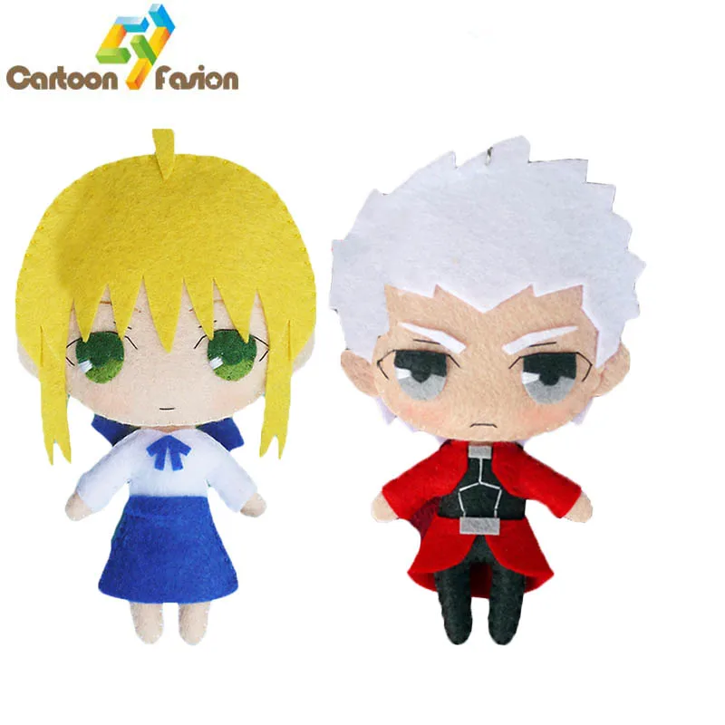 ... Emiya Shirou Rin Handmade Plush Doll DIY <b>Stuffed Toys</b> Keychain Phone - Anime-Fate-Stay-Night-Saber-Emiya-Shirou-Rin-font-b-Handmade-b-font-Plush-Doll-DIY