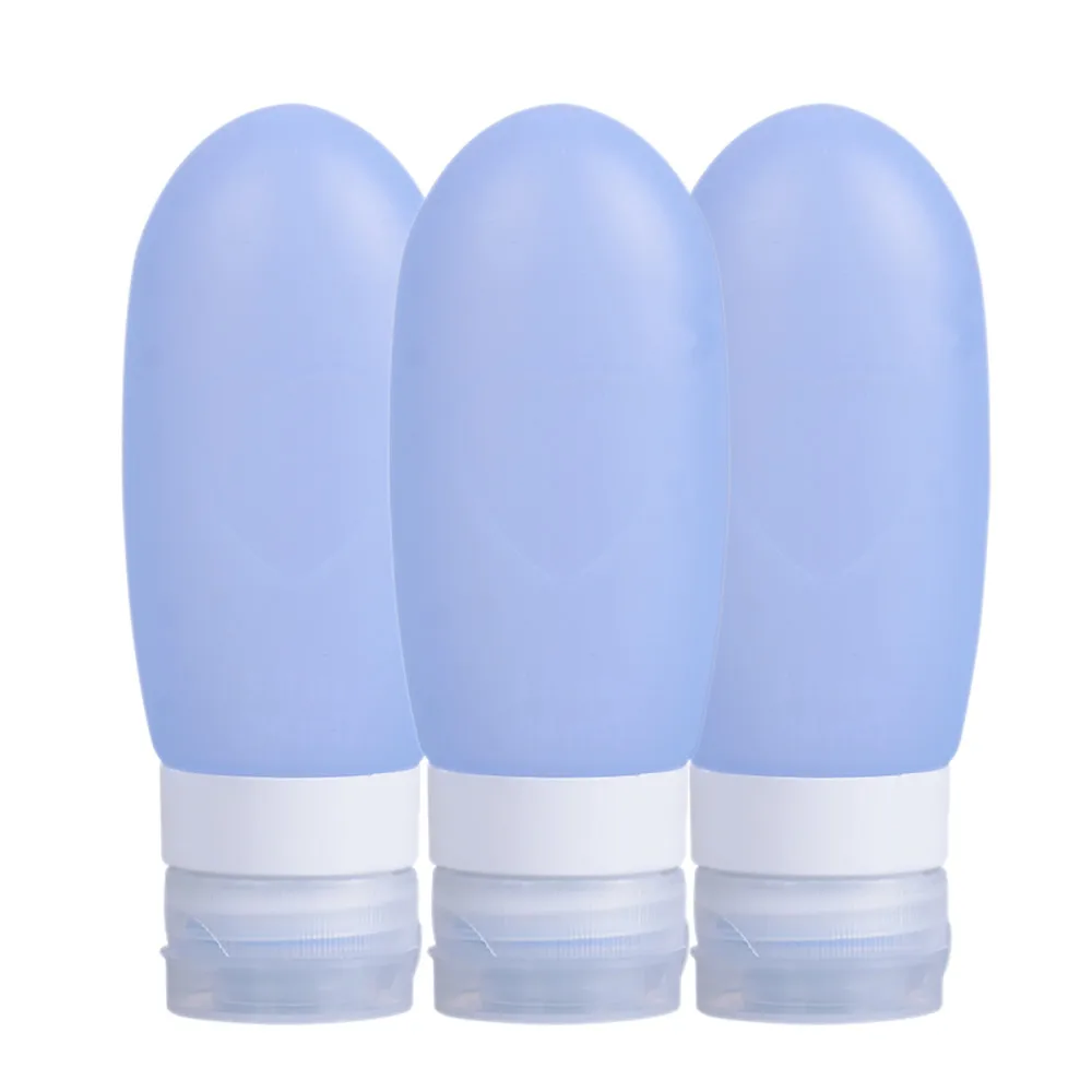 

New Portable Soft Silicone Travel bottles Set Refillable Bottles for shampoo lotion conditioner sunscreen body wash toiletries