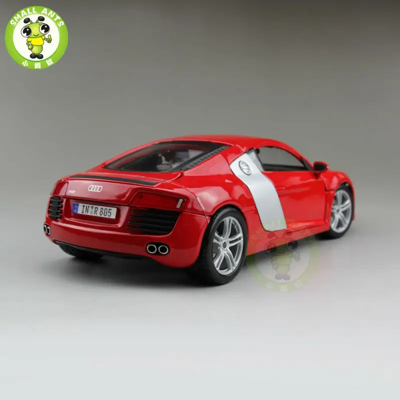 1/18 Audi R8 спортивный гоночный литой металлический автомобиль модель Maisto красный цвет