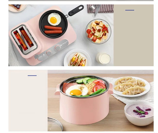Машина для завтрака Nosmok палка для жарки shabu-электрический гриль для барбекю праздник в доме и под открытым небом 6 передач тостерная печь