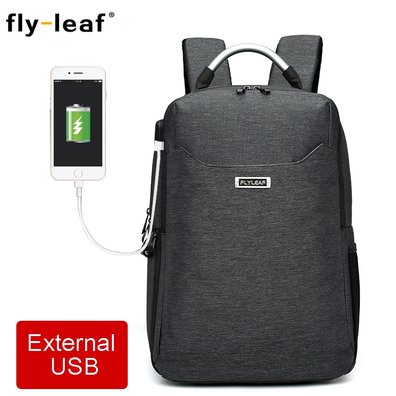 

Flyleaf FL-9666# Digital SLR camera bag External USB Charge Backpack waterproof professional camera bag can put 14-inch laptop