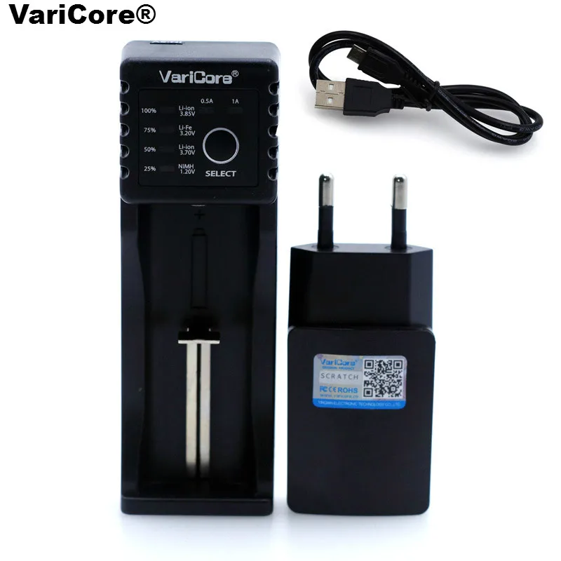 VariCore U4 3 2 V 1 7 литиевая NiMH батарея 18650 зарядное устройство для 26650 18350 16340 14500 10440 26500 AA
