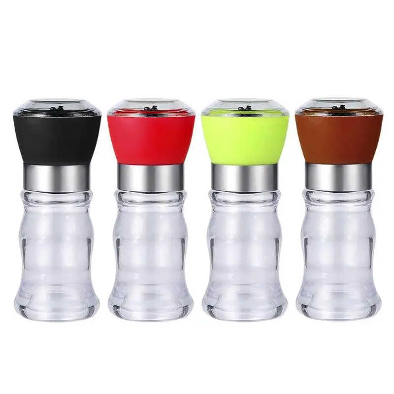 

Multiple Color Kitchen Manual Grinding Bottle Salt Pepper Mill Grinder Spice Seasoning Jar Tooling Bottle