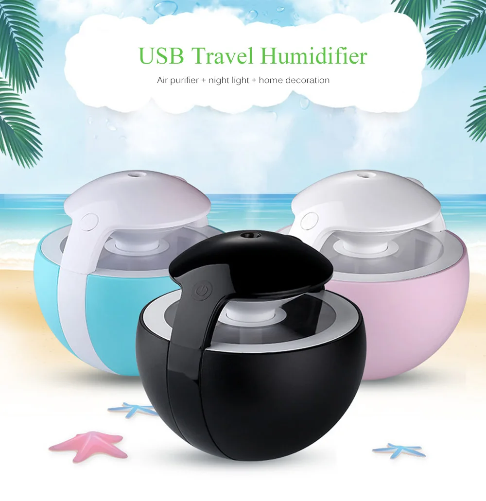 

Fimei 450ml Air Humidifier Essential Oil Diffuser Aroma Lamp Aromatherapy USB Aroma Diffuser Mist Maker For Car Home Office