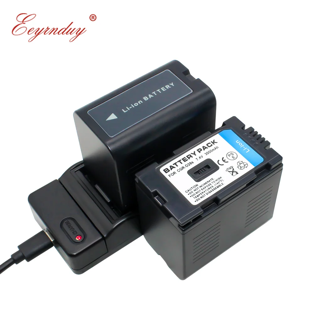 

2pcs Lithium Battery CGR-D28S + 1pcs USB Charger For Panasonic NV-C Series NV-C7 NV-DS12B NV-DS15 NV-DS150B