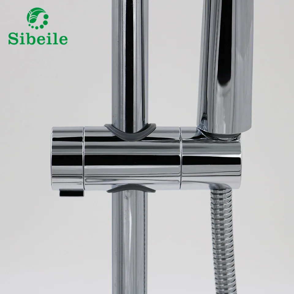 Sble ABS Chrome Насадки для душа держатель Регулируемый Ванная комната душ кронштейн для слайд-бар Банные принадлежности