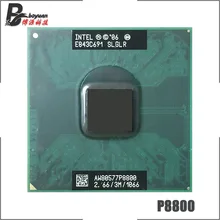 Двухъядерный процессор Intel Core 2 Duo Mobile P8800 SLGLR 2,6 GHz двухъядерный двухпотоковый процессор cpu 3M 25W Socket P