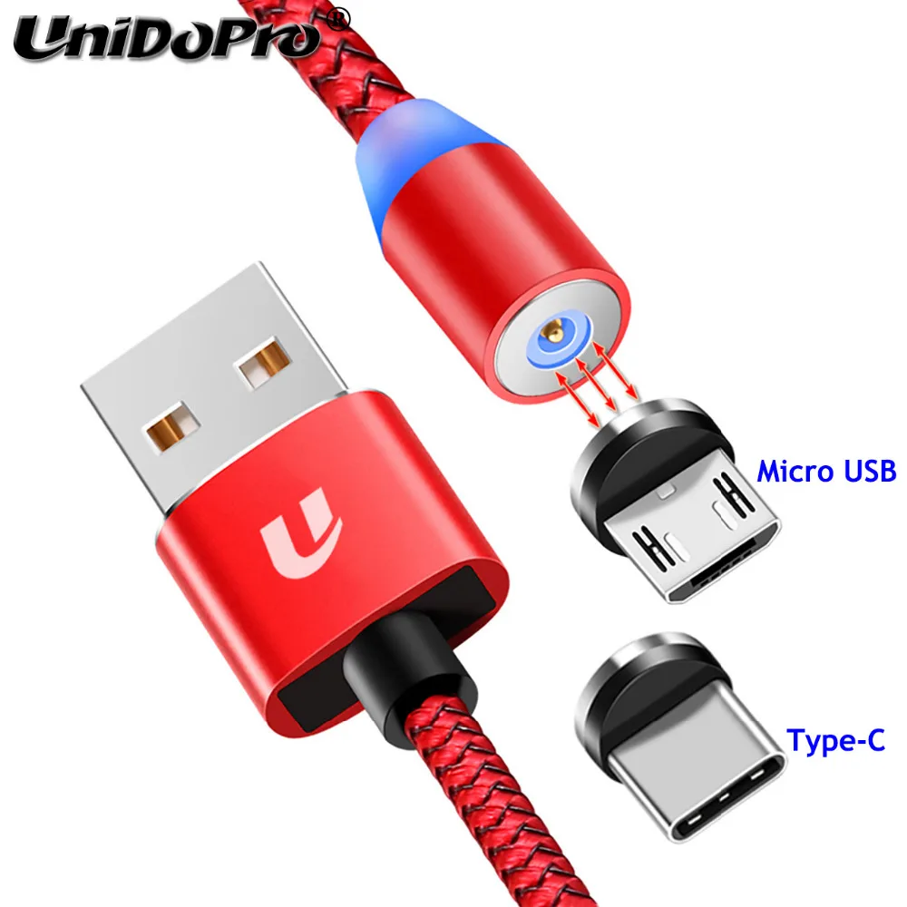 Магнитный светодиодный кабель Micro USB Type-C для Meizu Note 9 8 16s V8 M8C M8 / Lite C9 Pro 15 16X 16th M15 6 7 PLUS