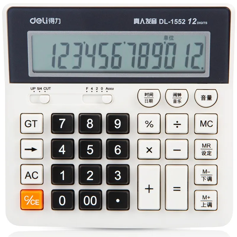 Calculadora voz Calculadora 12 dígitos Calculadora Grande frete grátis