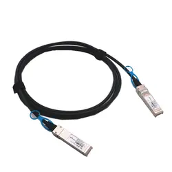 Кабель DAC SFP + пассивный прямой прикрепить медный двухтактный кабель 1 м 30AWG совместимый для Ubiquiti Mikrotik Zyxel Arista и т. д