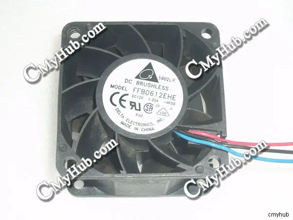 Delta electronic ffb0612ehe 60x60x38 cooling fan