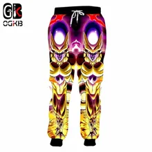 OGKB человек повседневное свободные пот брюки для девочек осень зима для мужчин Забавный принт Dragon Ball 3D шаровары для бега полной дли