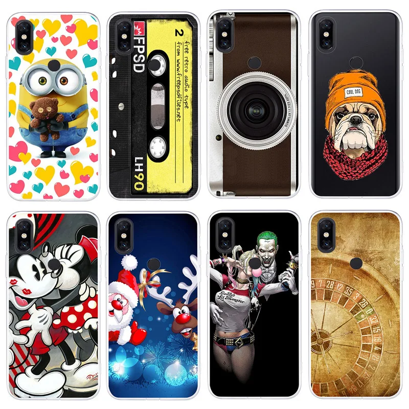 

For Xiaomi Mi A1 Mi 5X A2 6X MAX 3 Mix 2S Note 3 Mi 8 SE Case Cover TPU Silicone Phone Case For Xiaomi Mi 8 SE Cover Coque