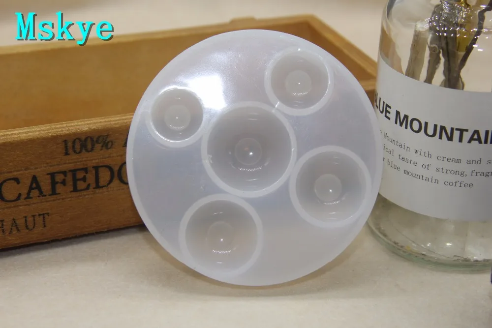 Mskye DIY time gemstone crystal drop mold может сочетаться с базовым стеклянным листом кремниевой