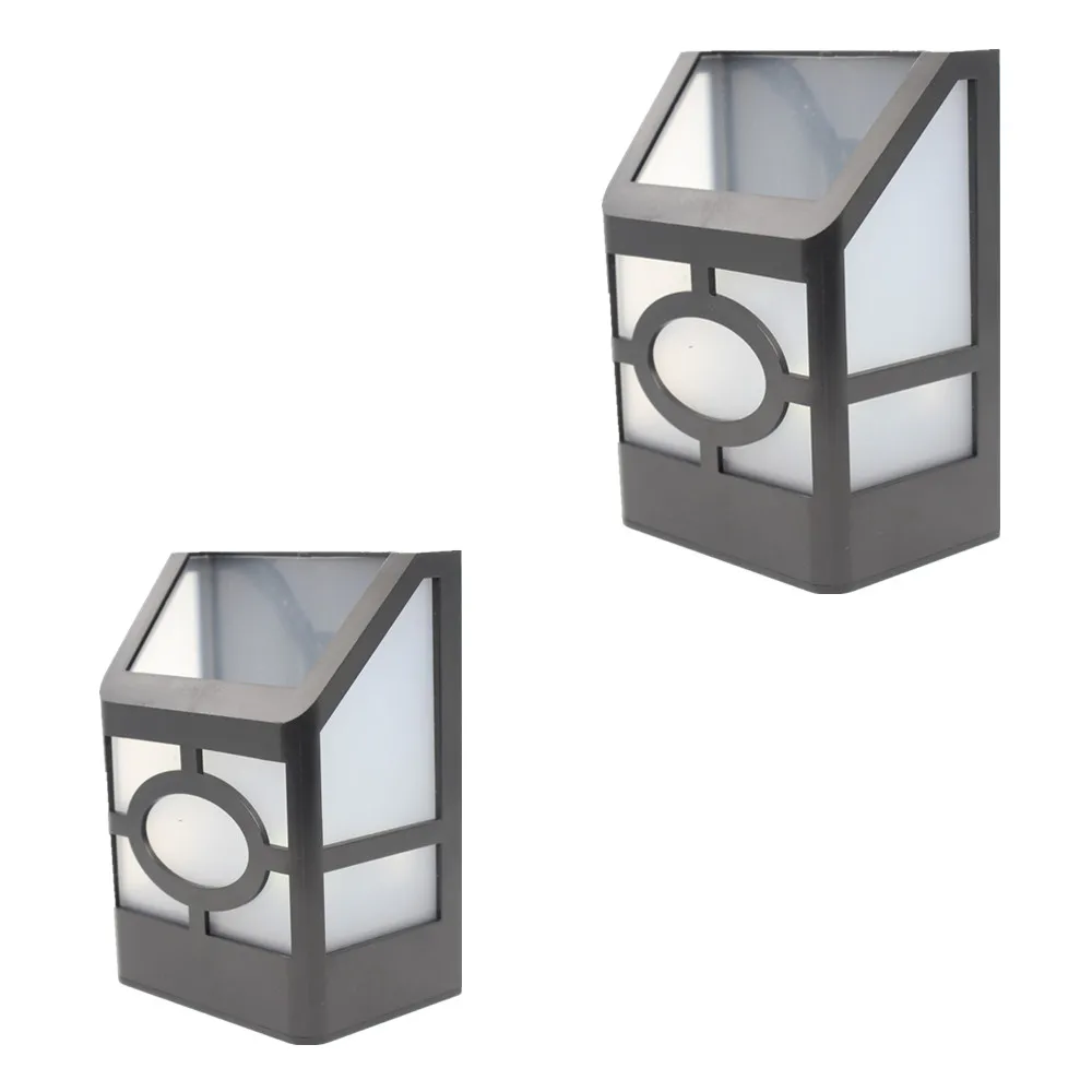 

SANHOOII 2/4/6pcs Classical LED Solar Lamp Plastic Solar Recharge Light for Corridor Garden Path Fence Wall Lighting