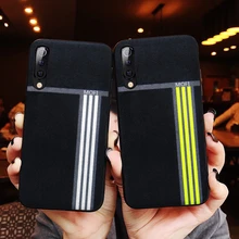 For Xiaomi Mi9 Se Case Cover For Xiaomi Mi9 Case Back Cover Sport Exercise Stripe Pattern Yellow For Xiaomi Mi 9Se Case