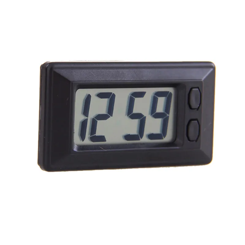 Ультра-тонкий ЖК-экран цифровой дисплей Превосходное качество удобные модные часы с календарем для приборной панели автомобиля#291432