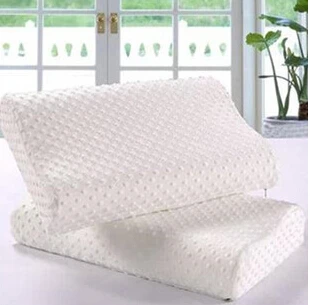 

2PC /LOT Orthopedic Latex Neck Pillow 50*30*10 Fiber Slow Rebound Memory Foam Pillow Cervical Health Care