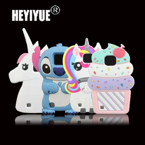

For LG X Cam Case 3D Silicon Unicorn Cat Cupcake Cartoon Soft Phone Back Skin Cover for LG X CAM K580 K580DS