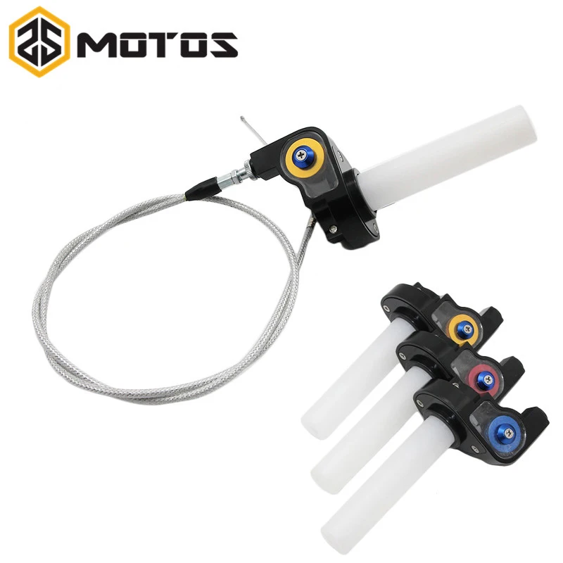 ZS MOTOS Throttle Grip Twist Quick Action Gas Throttle Settle+Cable Fit KAYO Apollo Bosuer xmotos Dirt Pit Bike 50cc 110cc 125cc ZS MOTOS Throttle Grip Twist Quick Action Gas Throttle Settle+Cable Fit KAYO Apollo Bosuer xmotos Dirt Pit Bike 50cc 110cc 125cc
