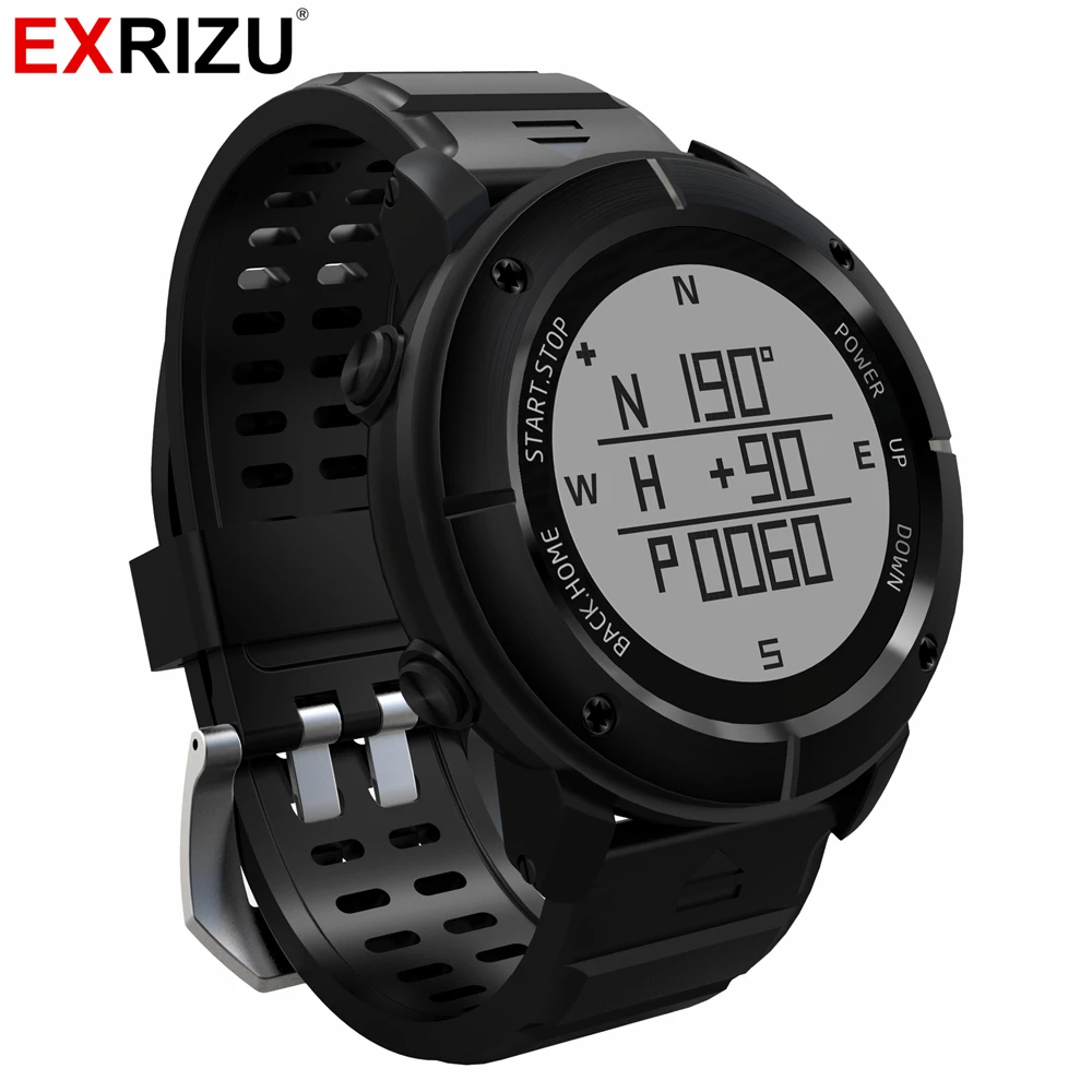 EXRIZU UW80 уличные спортивные gps навигационные Смарт-часы пульсометр Bluetooth Smartwatch фитнес-трекер компас альтиметр