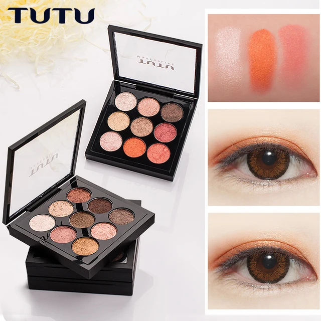 Buy TUTU New Peach Matte Eyeshadow Palette Pigment Eye
