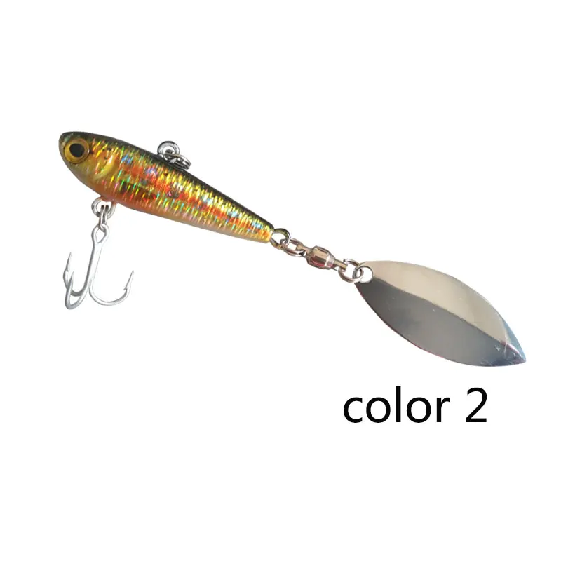 Рыболовный джиг реалистичный свинцовый рыбный Металл VIB 10cm20g свинцовый джиг 3D глаза ложка металлический Спиннер бас рыболовные приманки - Цвет: color 2