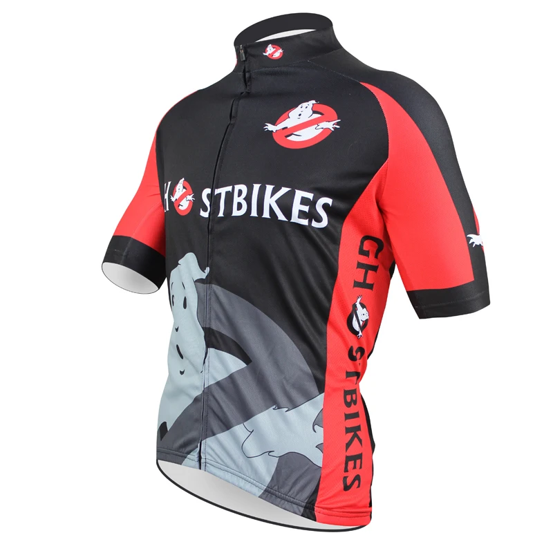 GH STBIKES New Cranky Old Bastard Ghost SportsWear Mens Cycling Jersey Cycling Clothing Bike Shirt Can Customize Ciclismo Team