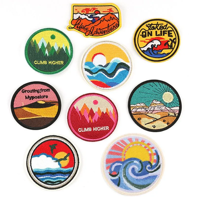 Embroidery Patches Sew On Iron On Badge Applique Bag Craft Sticker Transfer X