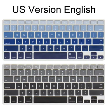 

English US Enter keyboard Cover for MacBook Air 13 inch A1466 A1369