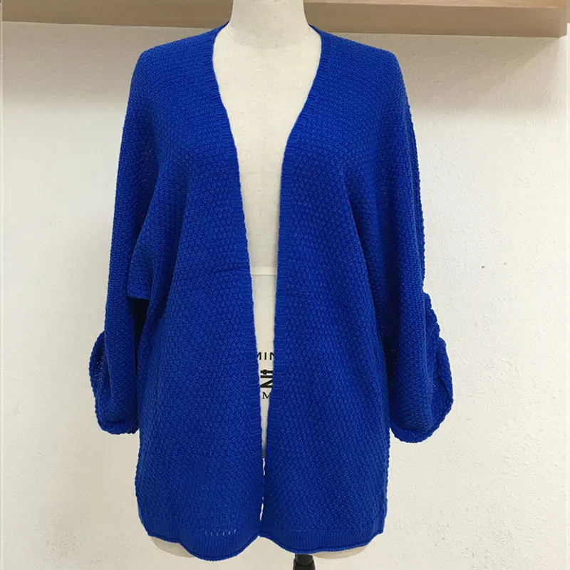 Winter Knitted Sweater Cardigan Female Flare Sleeve Loose Striped Jumper Casual Autumn Women Pure Color Cardigan Sweater Coat. Winter Knitted Sweater Cardigan Female Flare Sleeve Loose Striped Jumper Casual Autumn Women Pure Color Cardigan Sweater Coat.