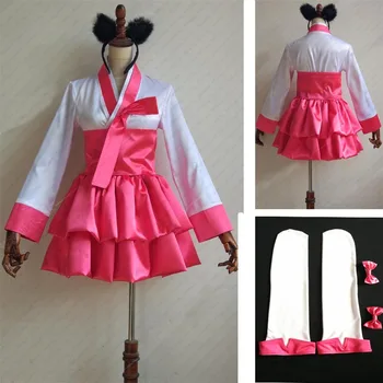 

Anime the Nine-Tailed Fox Cosplay Ahri Costume Tailor Made