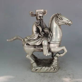

Crafts statue Copper ornaments God of Wealth riding a wishful meaning of any matter immediately wish to make a fortune