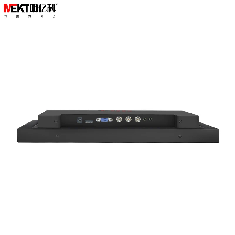 15/17/19 inch industrial LCD monitor display / embedded metal monitor with bnc input Video surveillance display