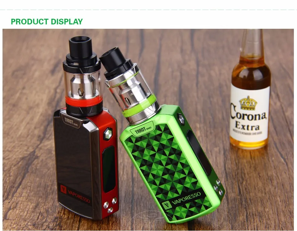 Vaporesso Таро Nano комплект с 2 мл VECO EUC Tank и 80 Вт Таро Nano MOD 2500 мАч электронная сигарета Vape Box Kit