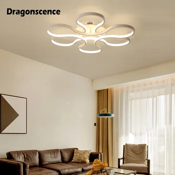 

Dragonscence Aluminum Modern Led ceiling lights White Ceiling Lamp Fixtures for living room bedroom dining room office lighting