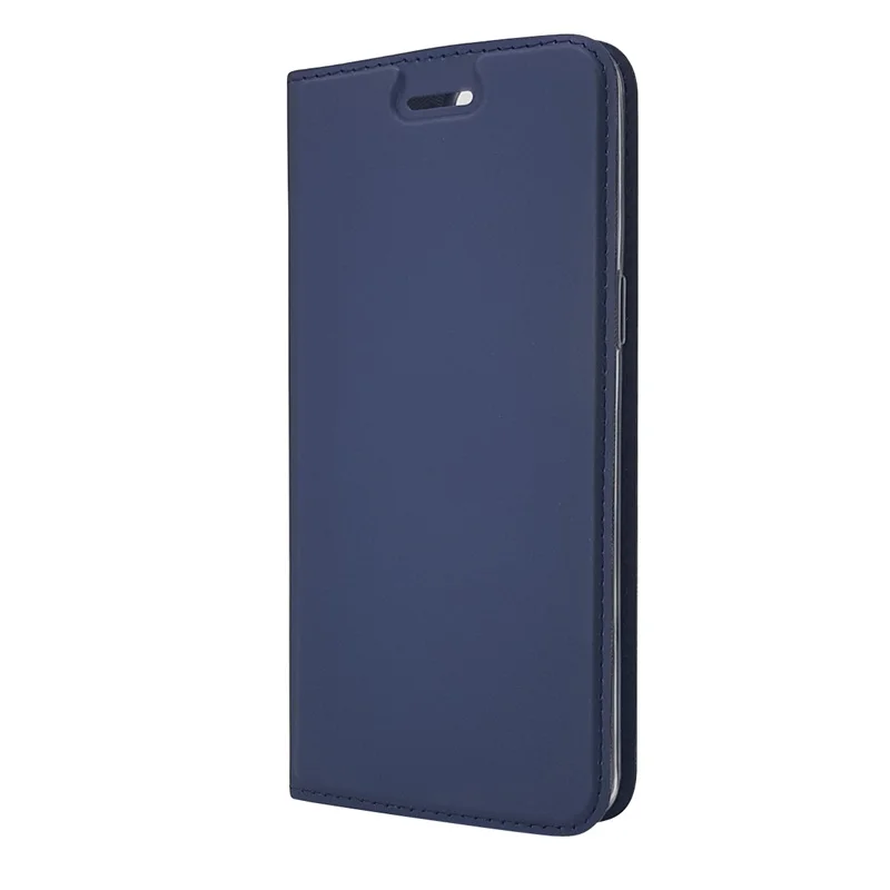 Для LG G7 ThinQ случае G7ThinQ чехол, роскошный флип-бумажник кожаный бумажник-книжка чехол для LG G7 ThinQ G 7 G710EM G710 крышка 6,1 телефон сумка - Цвет: Dark blue