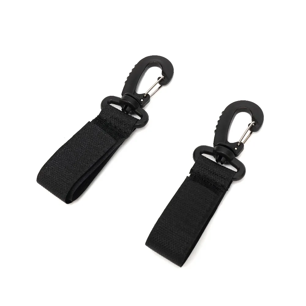 2PCS Backpack Accessories Hook to attach backpack to the stroller Multifunction Black High