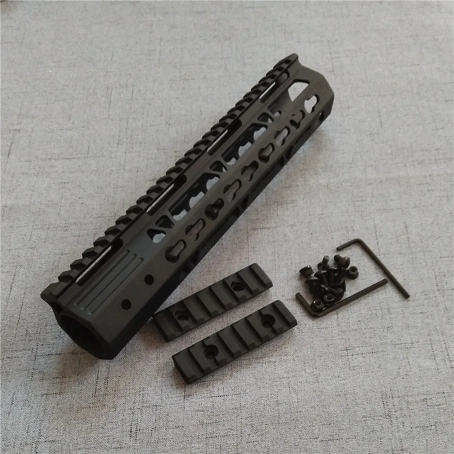 " 10" 1" 15" AR15 Тяжелая поплавок Keymod Handguard Пикатинни для охоты тактическая винтовка прицела стальная бочка гайка