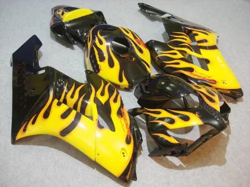 

Black w/ Yellow Flame Fairing Injection for 2004-2005 Honda CBR 1000 RR 1000RR CBR1000RR