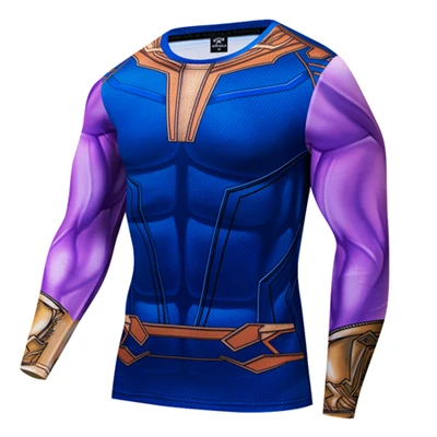 Аниме Dragon Ball Z Vegeta Супер Saiyan Goku Piccolo Мужская 3D футболка костюм Фитнес футболка с длинным рукавом Джерси корсеты - Цвет: picture color