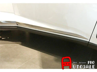 Для LEXUS NX200T NX300H блестящая ABS Хромированная Боковая дверь корпус рельефная Накладка для отделки 4 шт
